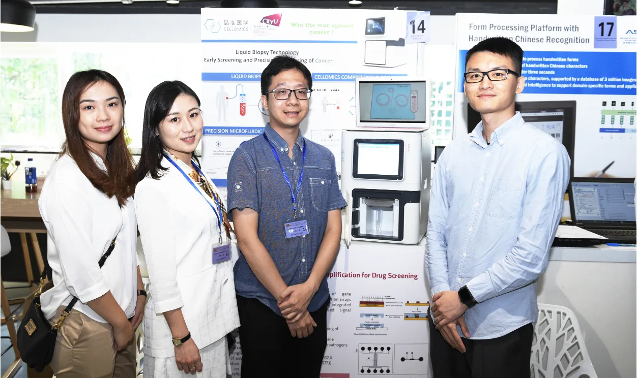 Inventors at their booth at a past FITMI exhibition